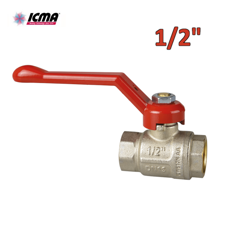ICMA 350 - Vanne à bille - Filetage 1/2'' F/F - Levier long