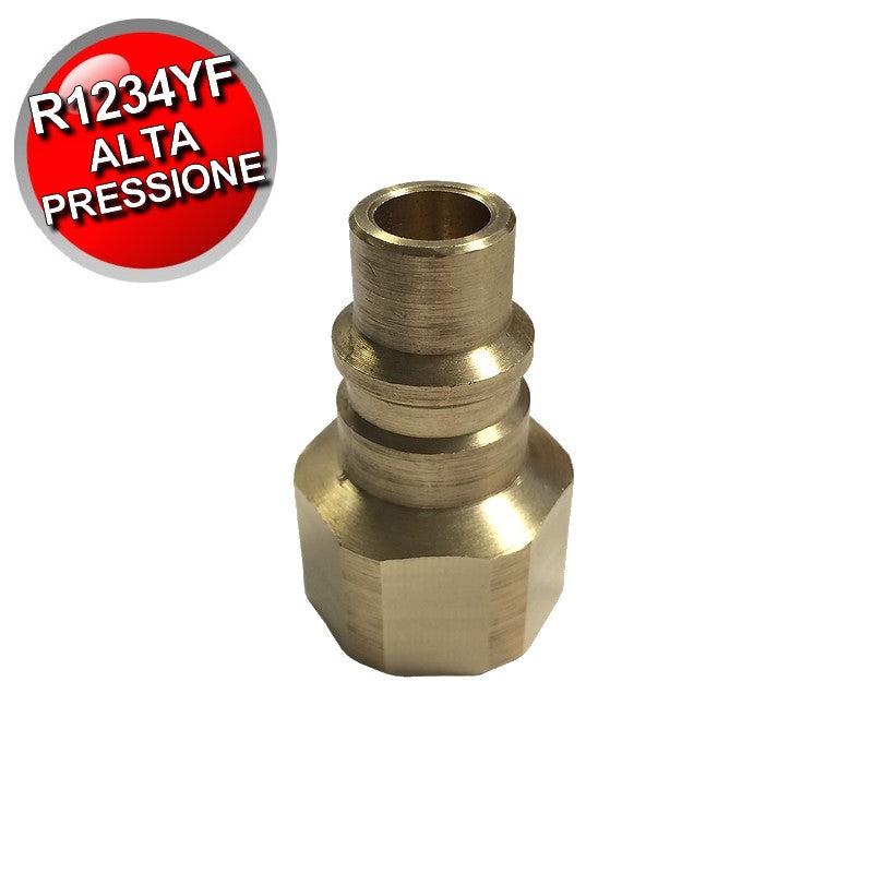 Raccord haute pression pour bouteille R-1234yf, connexion W21.7 - 1/14'' gauche