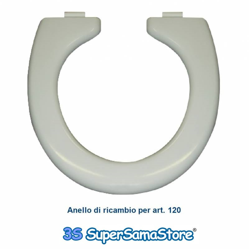 Bague de rechange en polyester pour siège de toilette bidet, référence 120, originale
