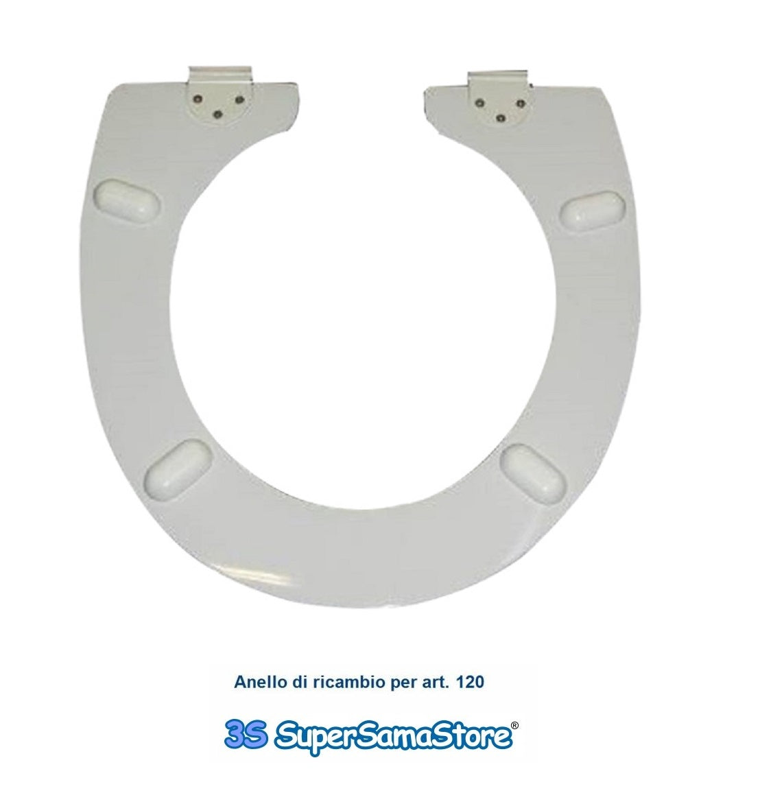 Bague de rechange en polyester pour siège de toilette bidet, référence 120, originale