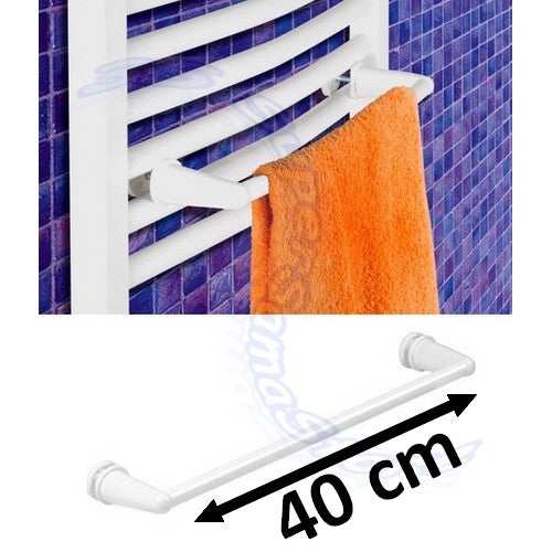 Porte-serviettes blanc de 40 cm pour sèche-serviettes