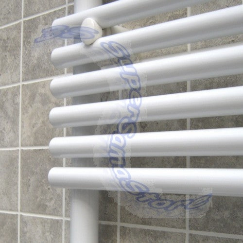 Sèche-serviettes POP Ercos blanc, 180 x 75 cm, entraxe 70 cm