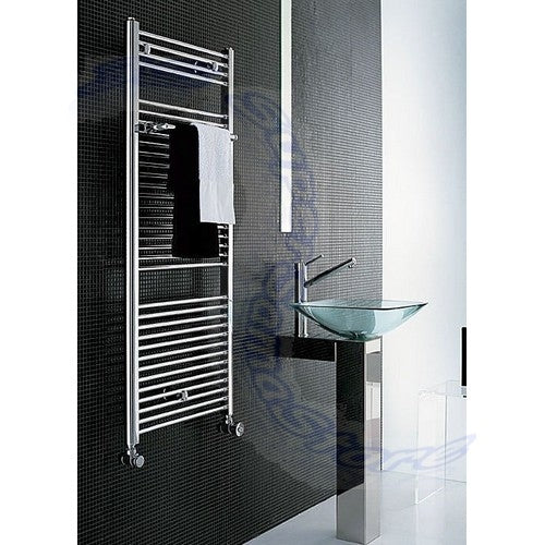 Radiateur sèche-serviettes chromé 77x60 cm, entraxe 55 cm - TEKNO Ercos