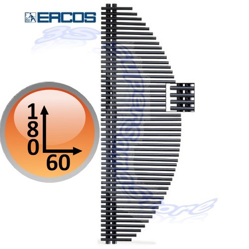 Radiateur design VELA Ercos, 180 x 60 cm - COLORÉ