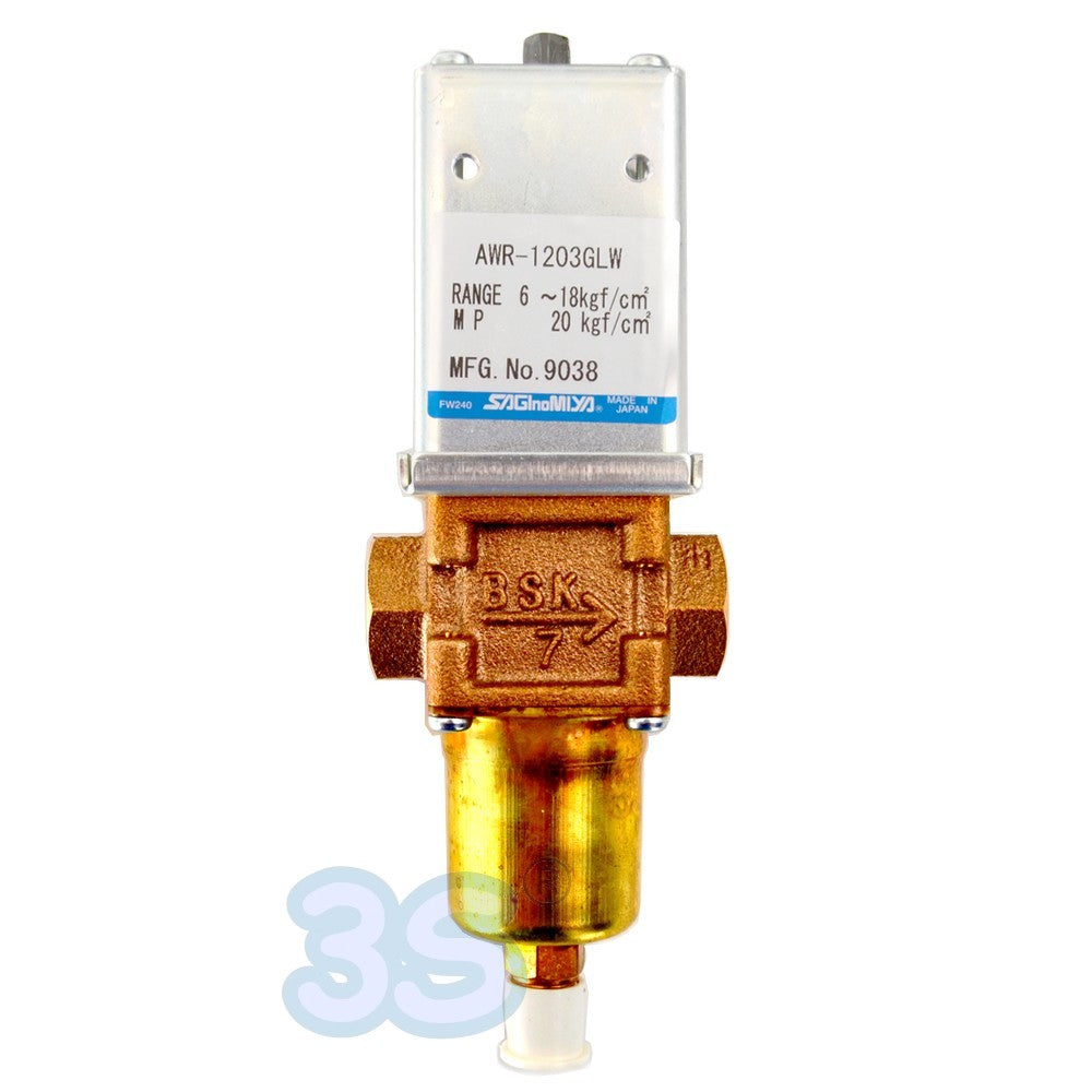 SAGINOMIYA AWR-1023GLW G3/8 vanne de pression d'eau