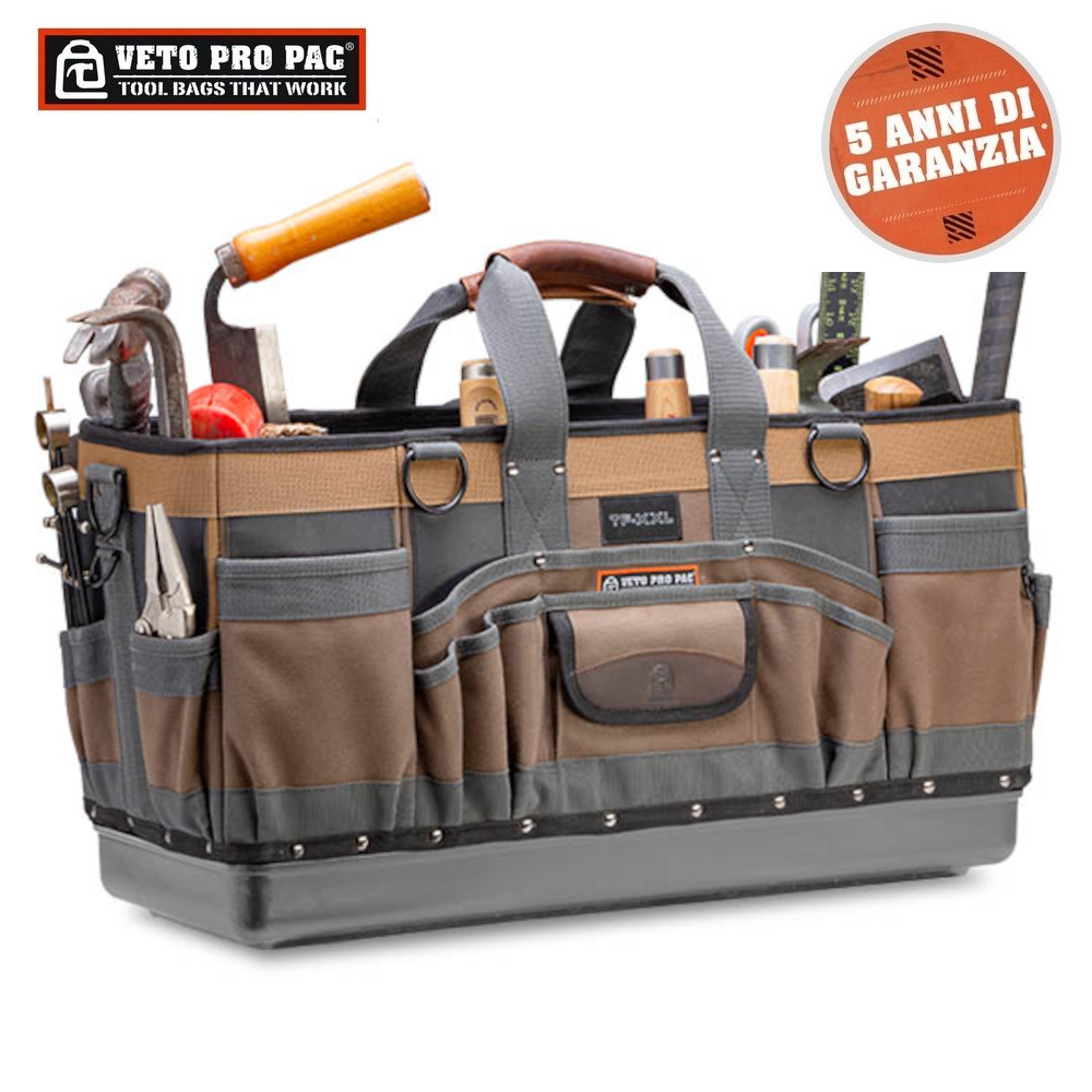 Sac à outils pour équipement - Ouverture extra large VETO PRO PAC TF-XXL
