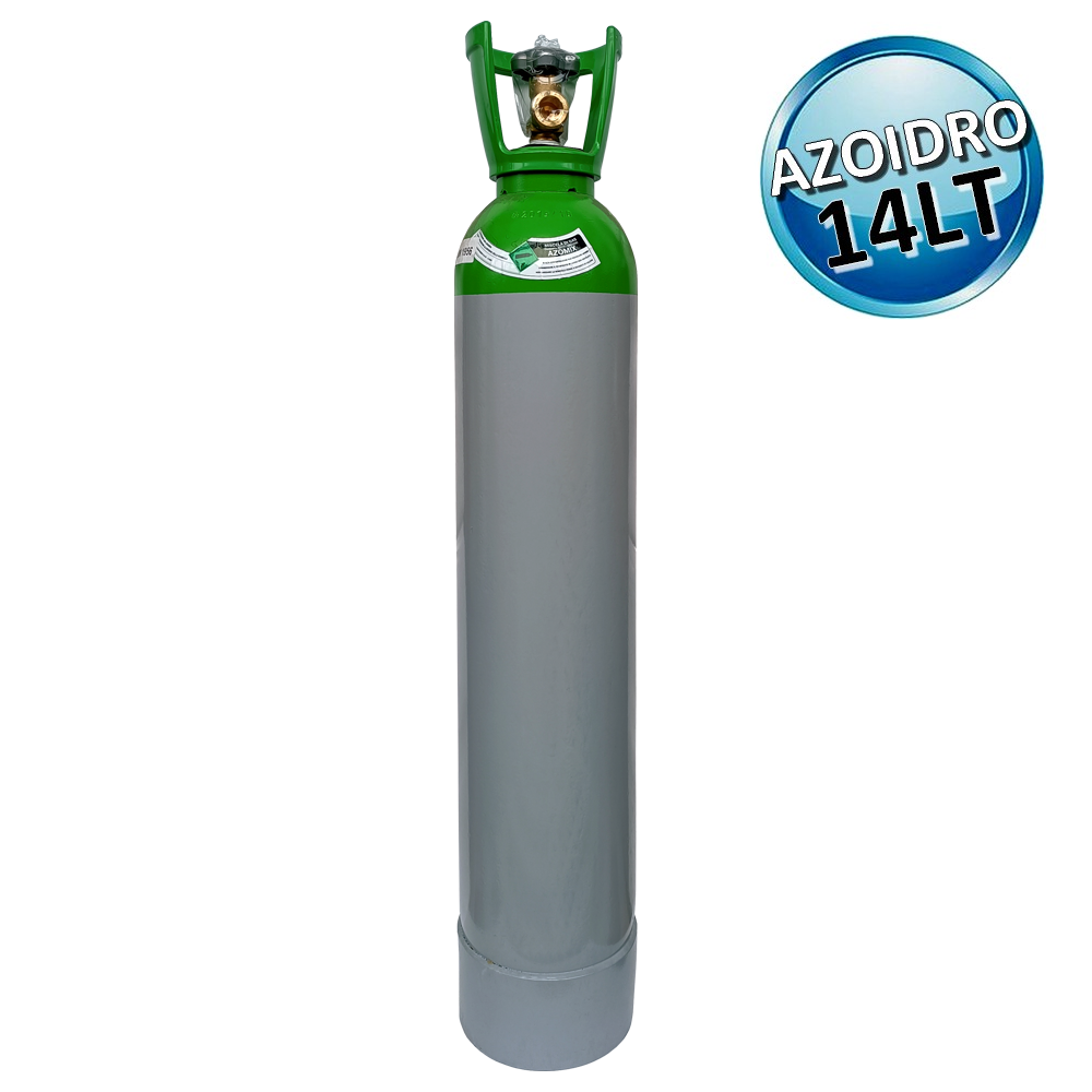 Mélange AZIDRO AZOGEN, bouteille de 14 litres pleine avec certificat