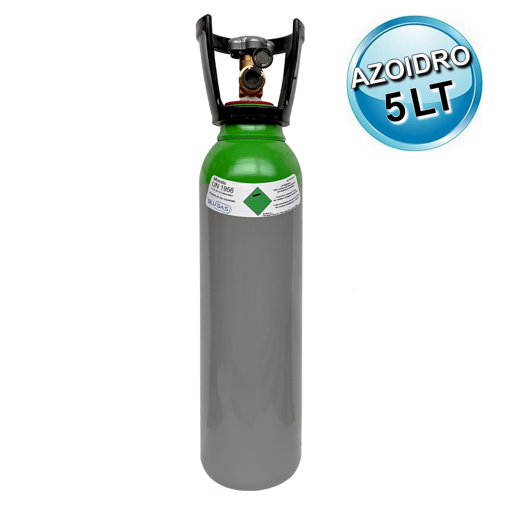 Mélange AZIDRO AZOGEN, bouteille de 5 litres pleine avec certificat