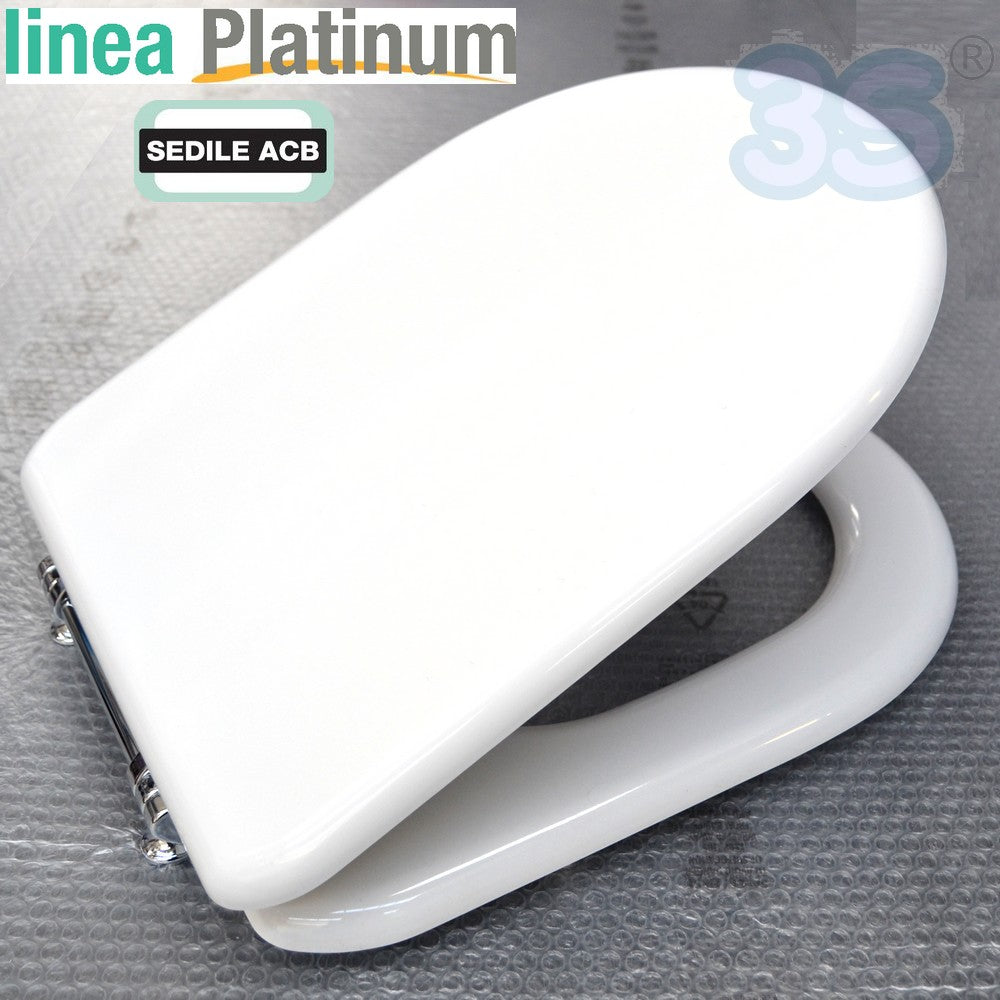 Abattant WC CLODIA Ceramica Dolomite - Ligne ACB Ercos Platinum