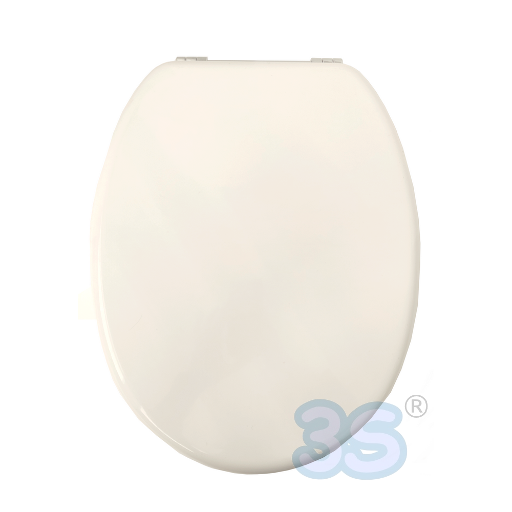 Abattant de toilette universel blanc en thermodurcissable - Gamme ACB Ercos Platinum