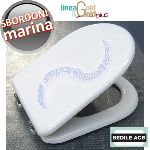 Abattant et couvercle de toilettes Sbordoni MARINA - Gamme ACB GOLD