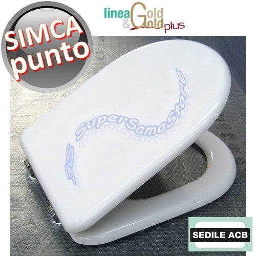 Abattant et couvercle de toilettes Simca PUNTO - Gamme ACB GOLD