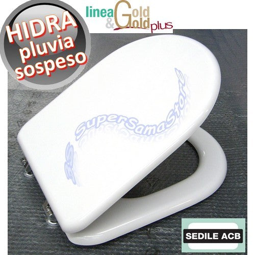 Abattant de toilettes suspendu PLUVIA de Hidra - Marque ACB, gamme GOLD