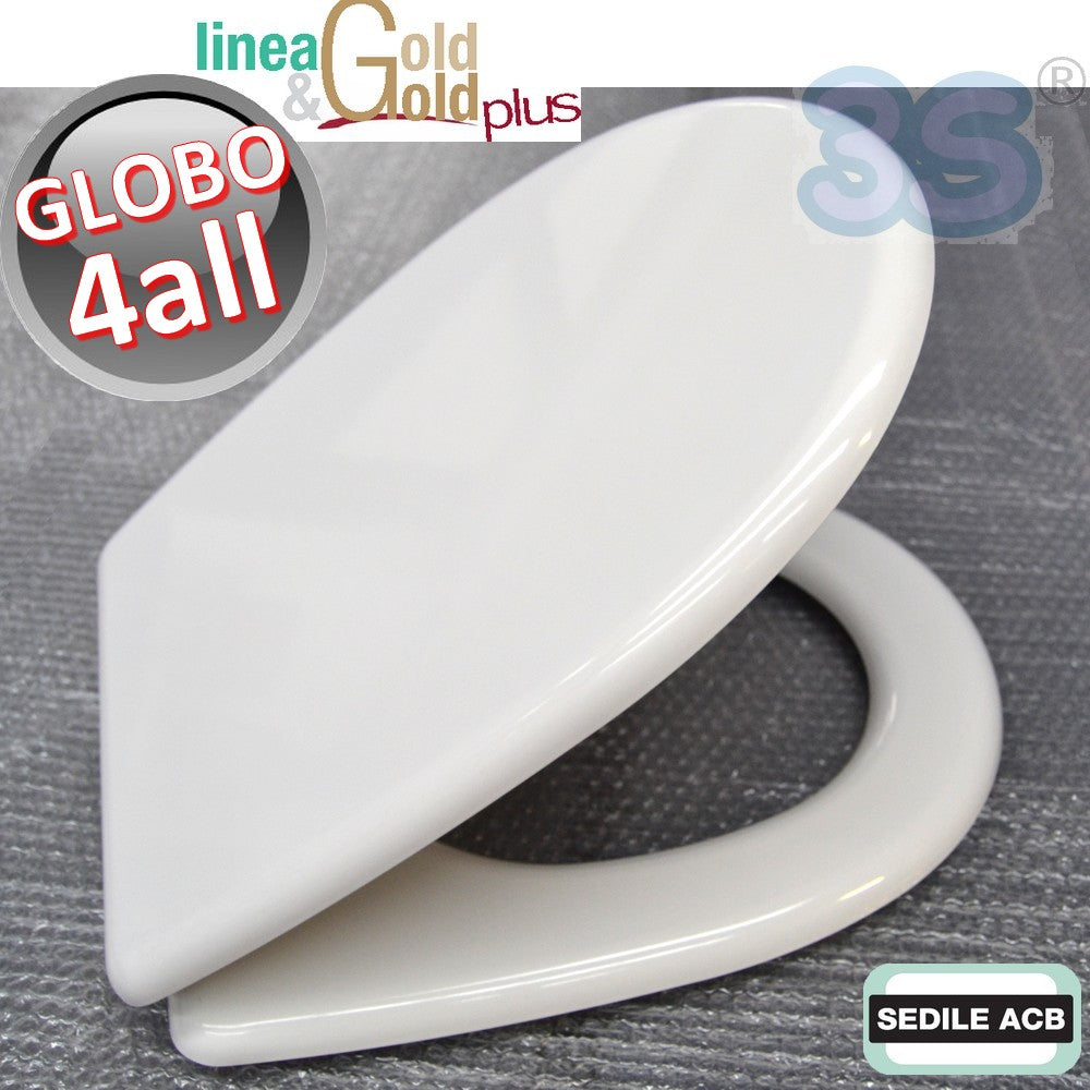 Abattant de toilette 4ALL Ceramica Globo - ACB Ercos Gold Line