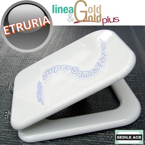 Abattant de toilettes ETRURIA par Ceramiche Etruria - marque ACB, gamme GOLD