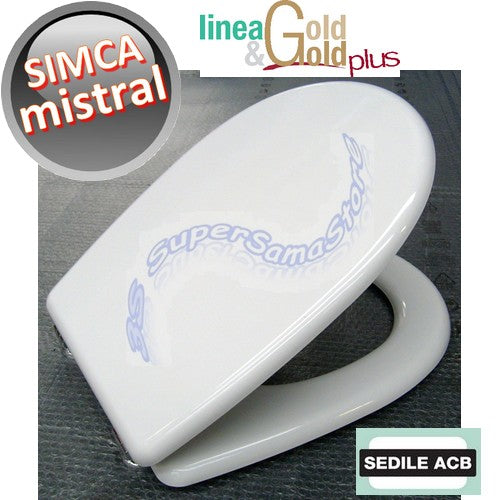 Abattant de toilettes Simca Mistral - Marque ACB, gamme GOLD