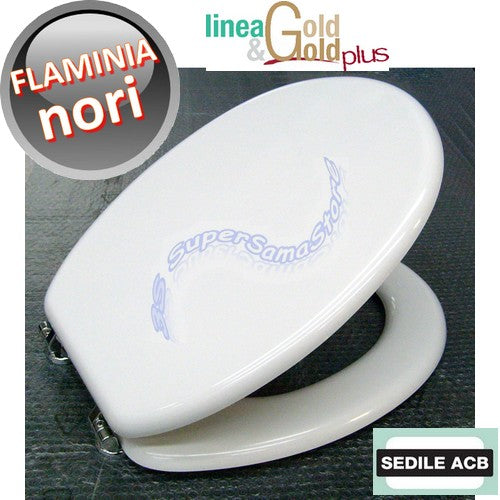 Abattant de toilettes NORI Flaminia - Gamme OR de la marque ACB