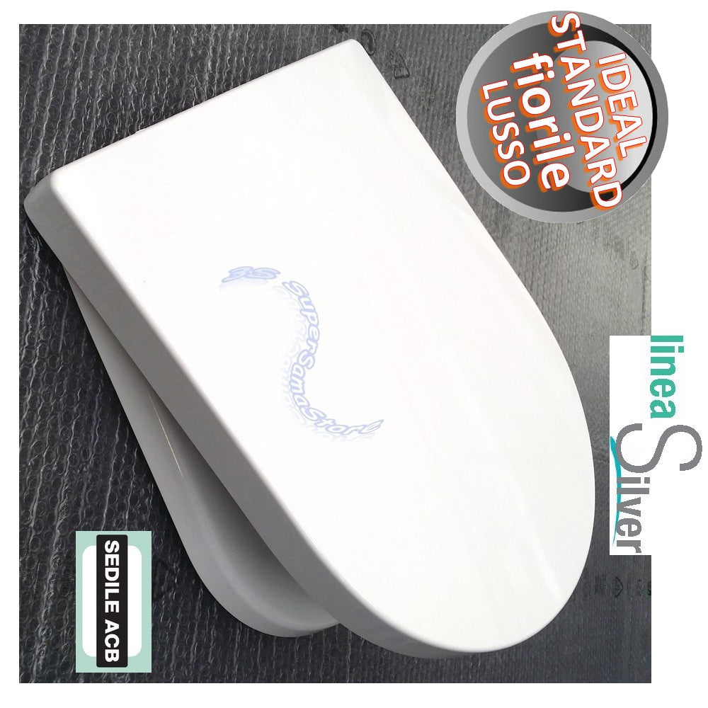 Abattant de toilettes enveloppant thermodurcissable Ideal Standard FIORILE LUSSO - ACB Ercos