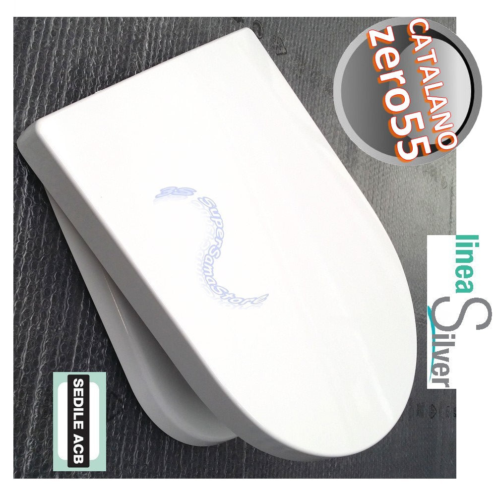 Abattant de toilettes enveloppant thermodurcissable Catalano ZERO 55 - ACB Ercos