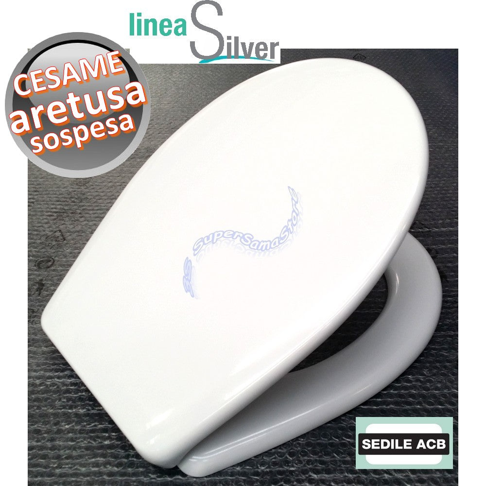 Abattant de toilettes suspendu ARETUSA CESAME en thermodurcissable - ACB Ercos