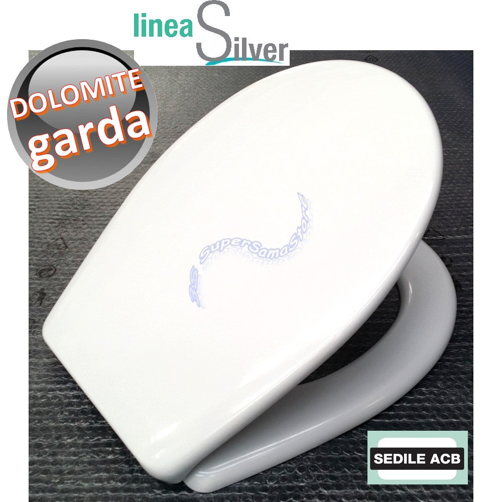 Abattant de toilettes thermodurcissable GARDA Ceramica Dolomite - ACB Ercos