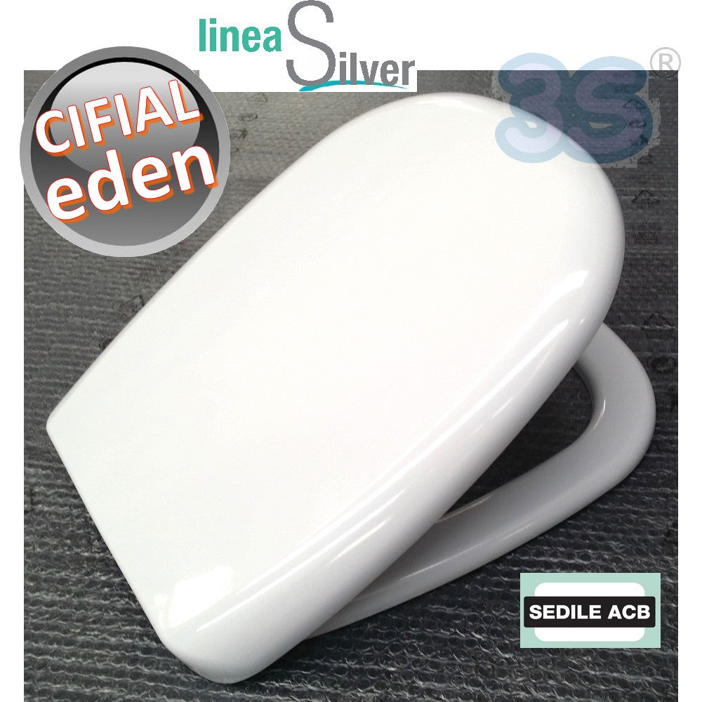 Abattant de toilette enveloppant thermodurcissable EDEN Cifial - ACB Ercos