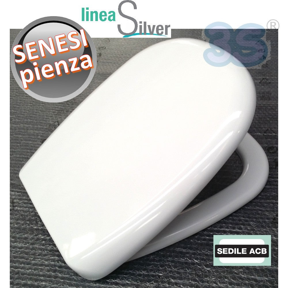 Abattant de toilette enveloppant thermodurcissable PIENZA Senesi - ACB Ercos