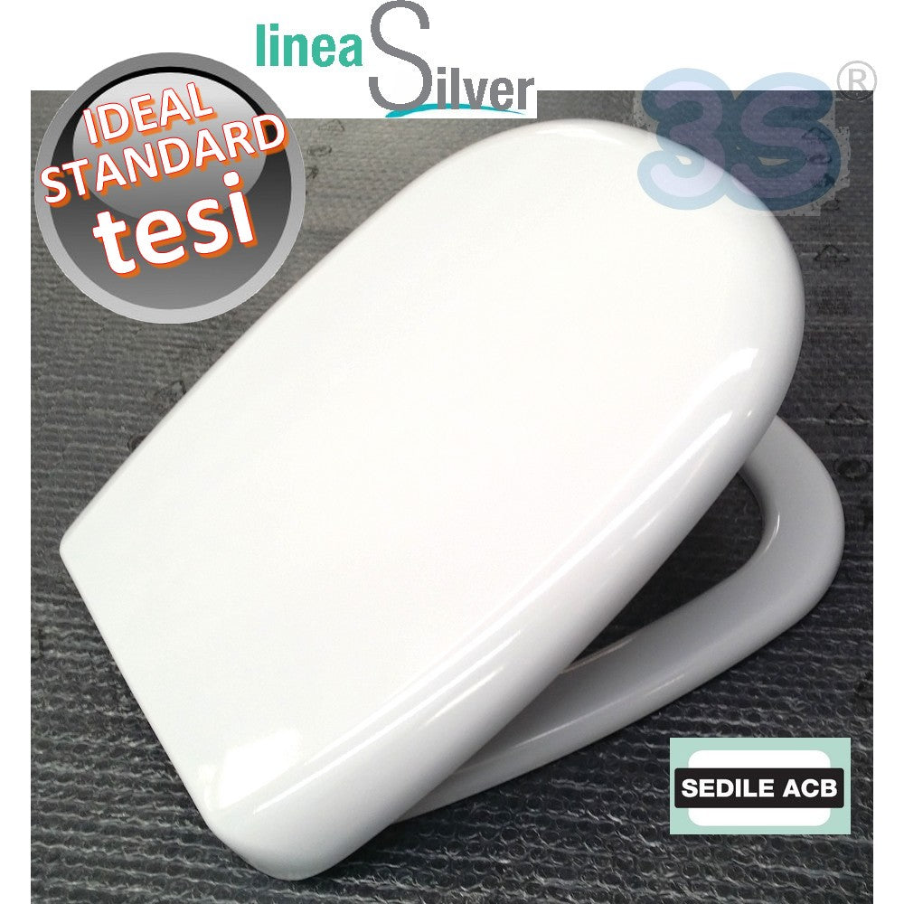 Abattant de toilettes enveloppant thermodurcissable TESI Ideal Standard - ACB Ercos