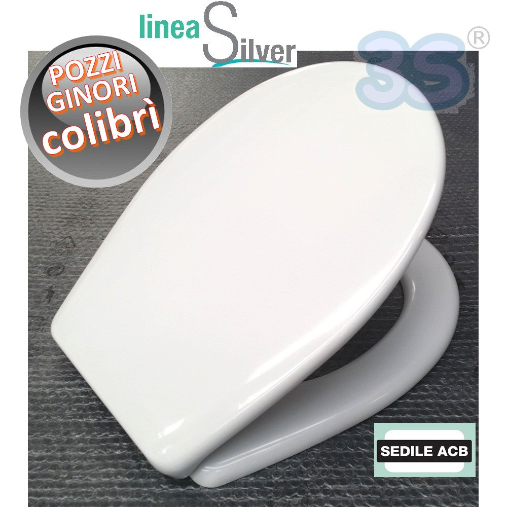 Abattant WC COLIBRI de Pozzi Ginori en plastique thermodurcissable - ACB Ercos