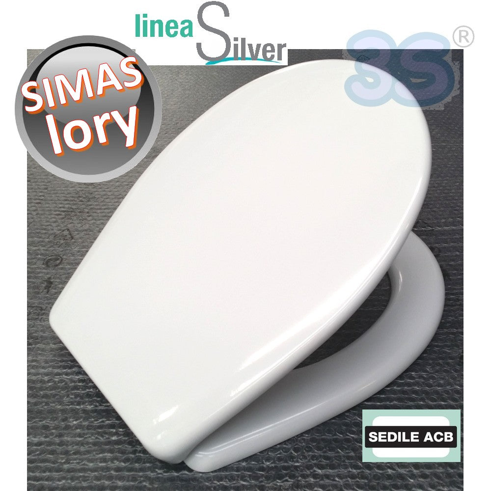 Abattant de toilette LORY Simas en thermodurcissable - ACB Ercos