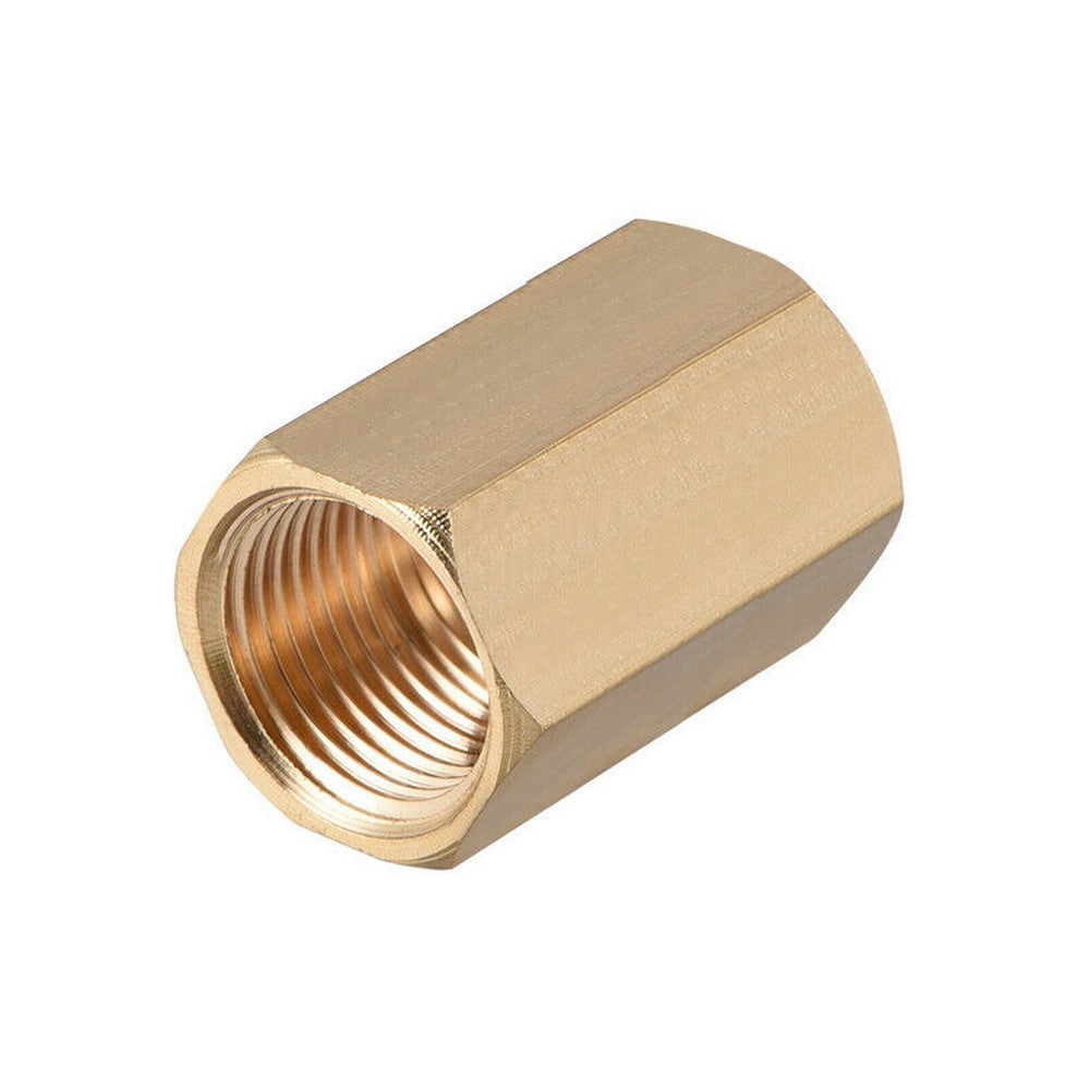 Adaptateur en laiton pour détendeur CO2/O2 et bouteille d'azote, raccord F-F, W 21,8 x 1/14 RHE - C5419001