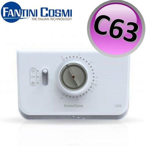 C63 - Thermostat électronique à piles Fantini Cosmi