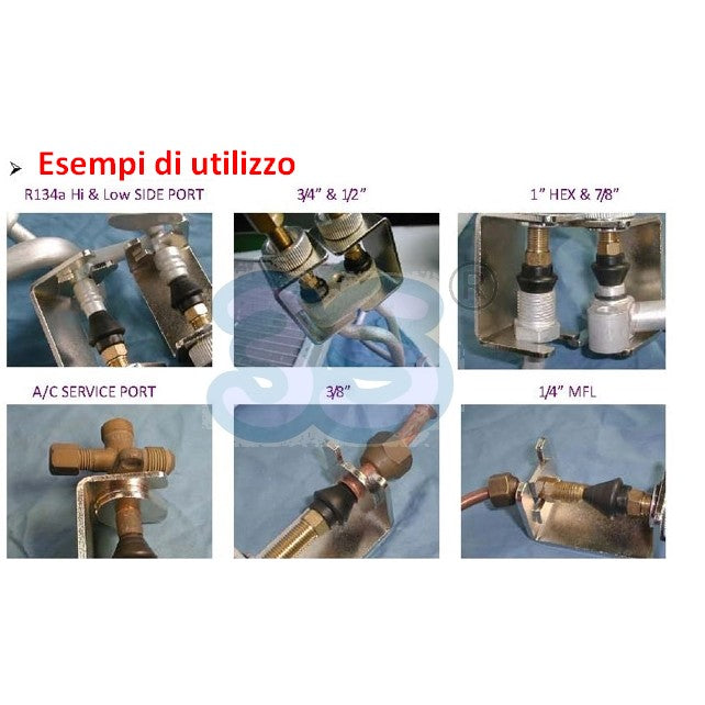 Kit avec cônes pour le nettoyage des systèmes de climatisation