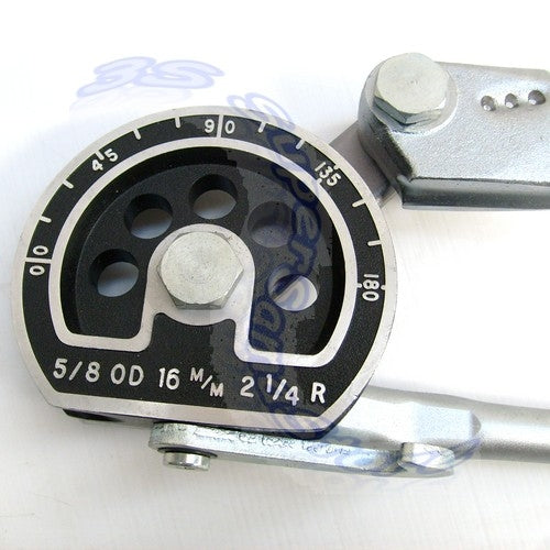 Outil pliant incurvé en cuivre avec levier, diamètre 5/8''