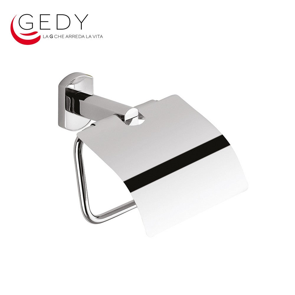 Porte-rouleau de papier toilette recouvert de laiton chromé - EDERA GEDY ED25
