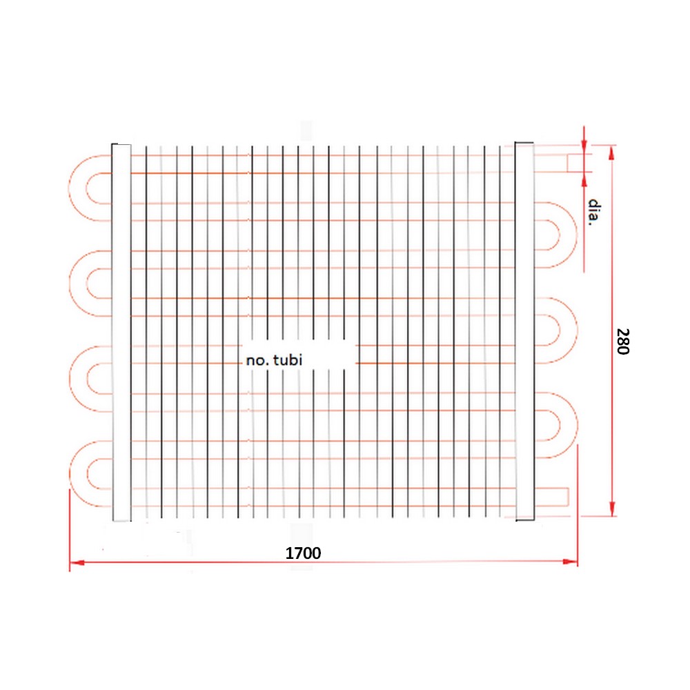 Évaporateur statique sous comptoir à une rangée - ESB1