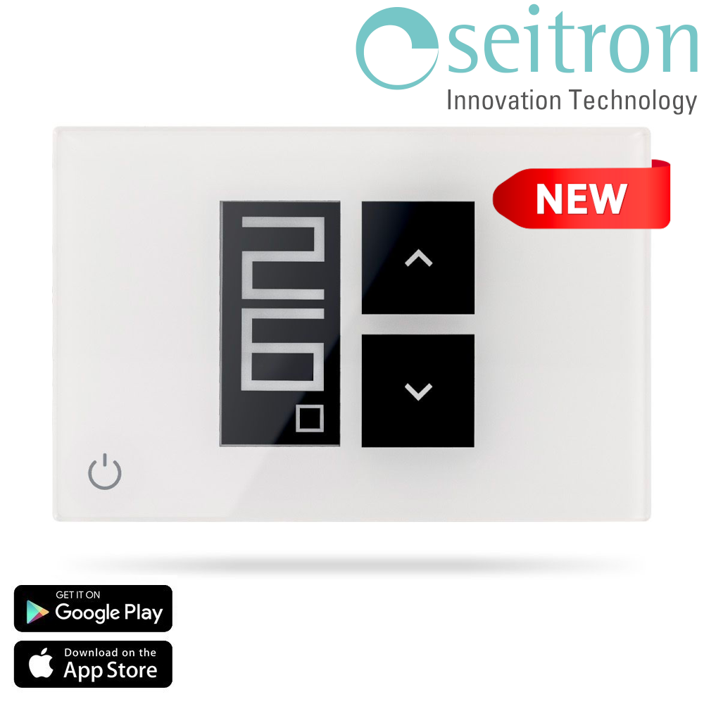 Chronothermostat de classe V - Mur d'affichage hebdomadaire du temps Wi-Fi - SEITRON