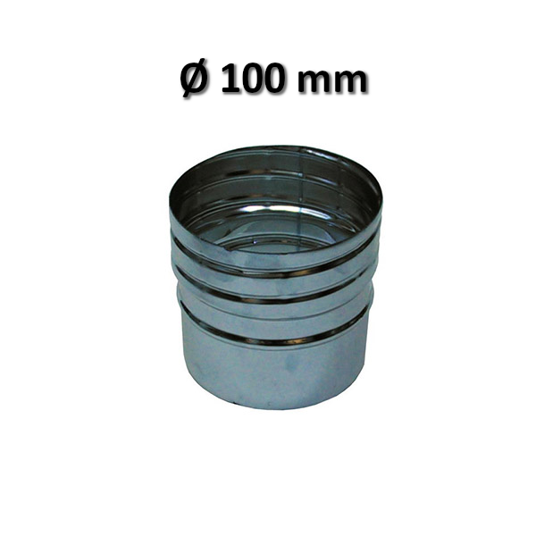 Tuyau de fumée à joint femelle DN 100 flexible/rigide