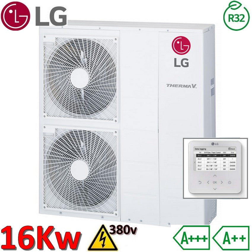 Pompe à chaleur air-eau LG Therma V Monobloc S R32 16,0 kW 380 V