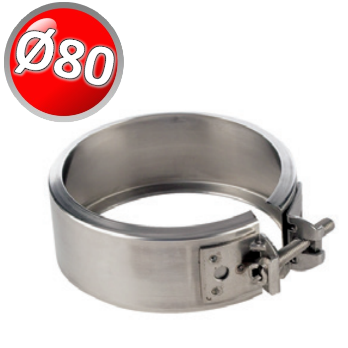 Collier de sécurité pour tuyaux flexibles PP Ø 80 mm - Flexible FlexB