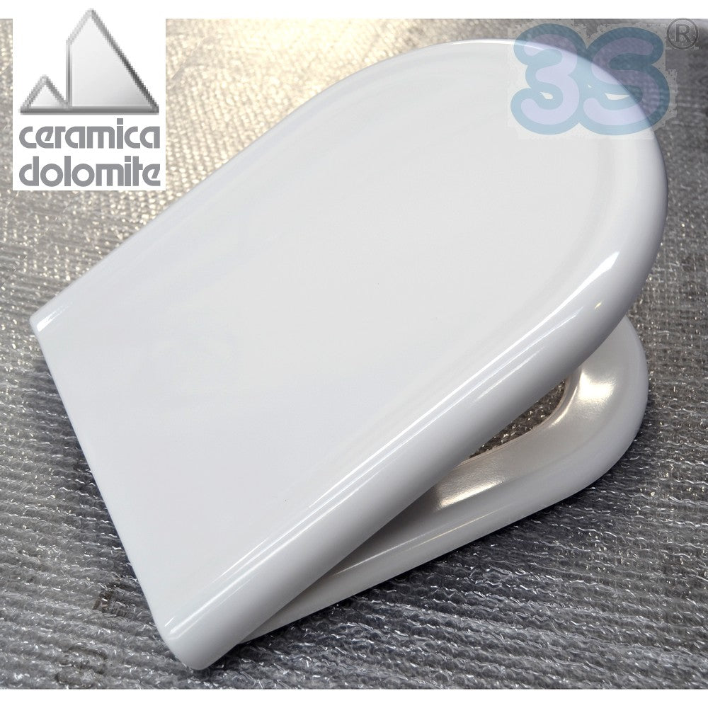 Abattant de toilette enveloppant en céramique dolomite CLODIA Ceramica d'origine - J104900