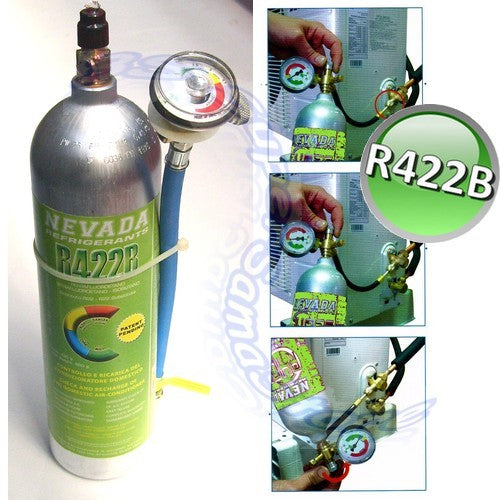 R422B DIY Air Conditioning Recharge Kit (R22 Replacement)