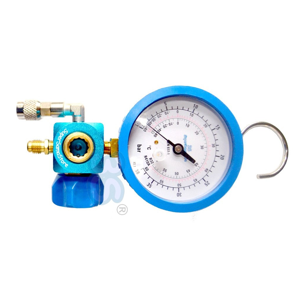 Kit frigorifique de base pour le diagnostic de pression des systèmes de climatisation avec gaz R32/R410A