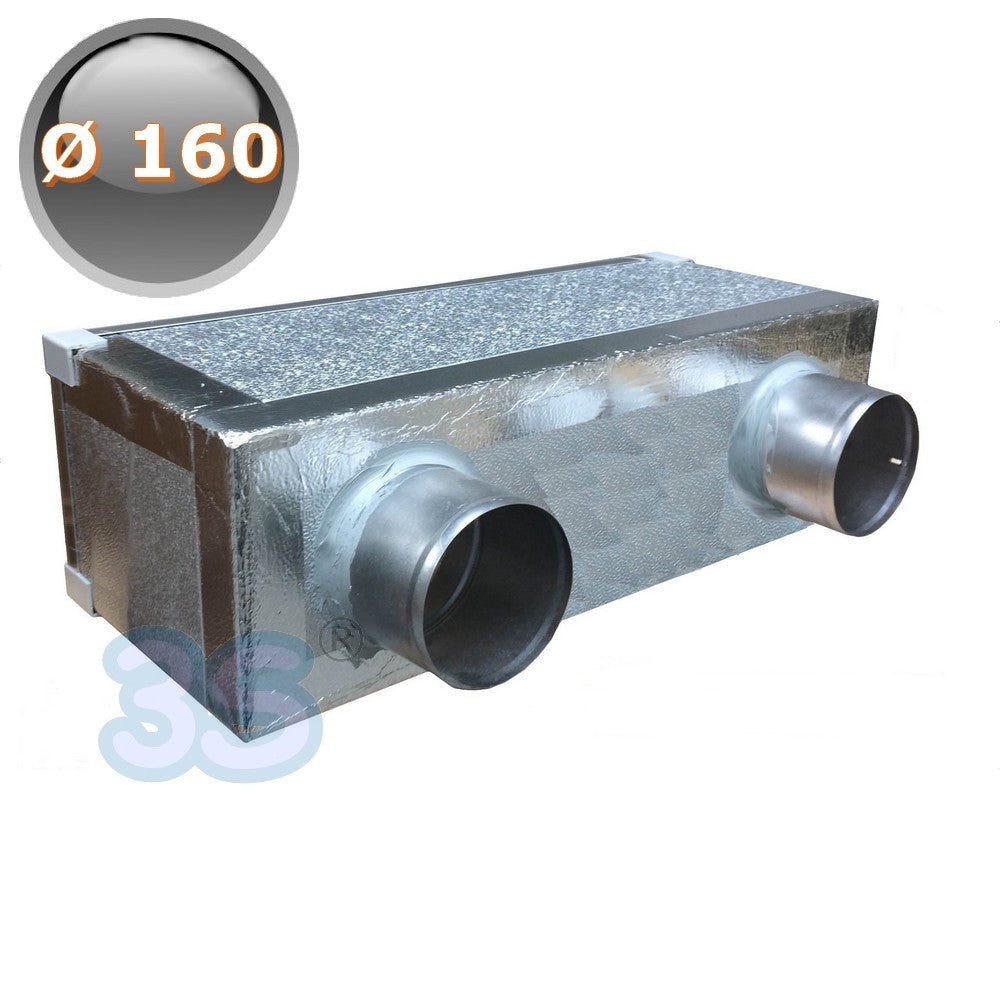 Kit d'accessoires complet pour système gainable 2 zones Ø 160 mm