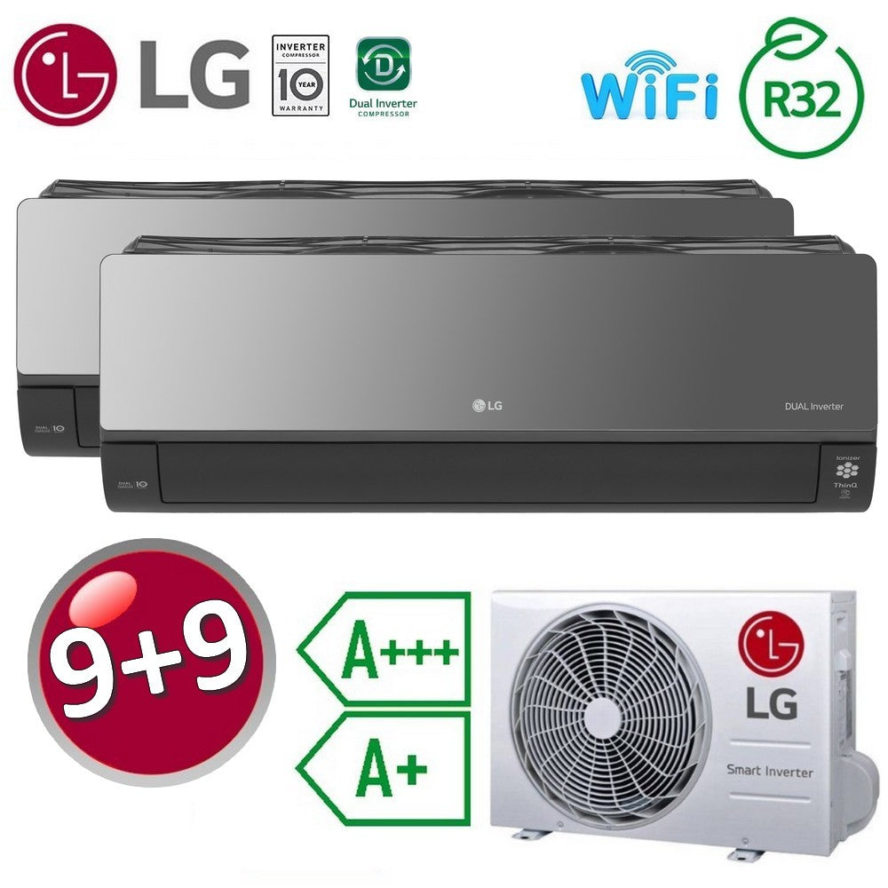 Climatisation réversible LG ArtCool Mirror UVnano WiFi ThinQ A+++/A+