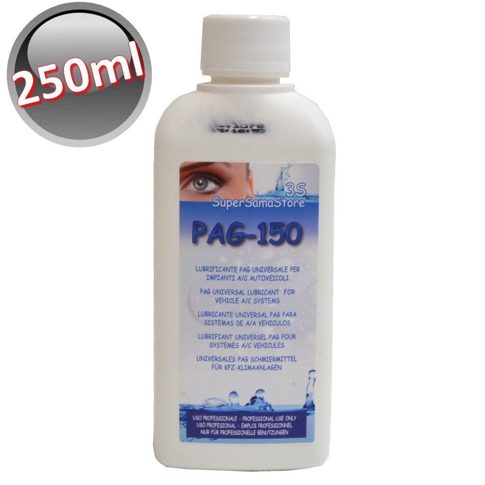 Huile lubrifiante PAG 150 pour compresseurs R134A et R404A - Flacon de 250 ml