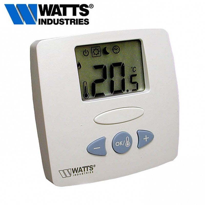 Thermostat d'ambiance numérique WATTS WFHT LCD 230 V