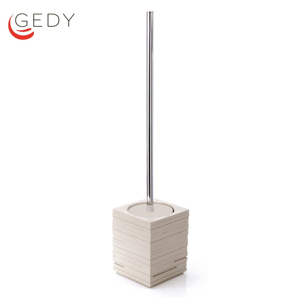 Brosse de toilette Gedy Quadrotto Gris tourterelle