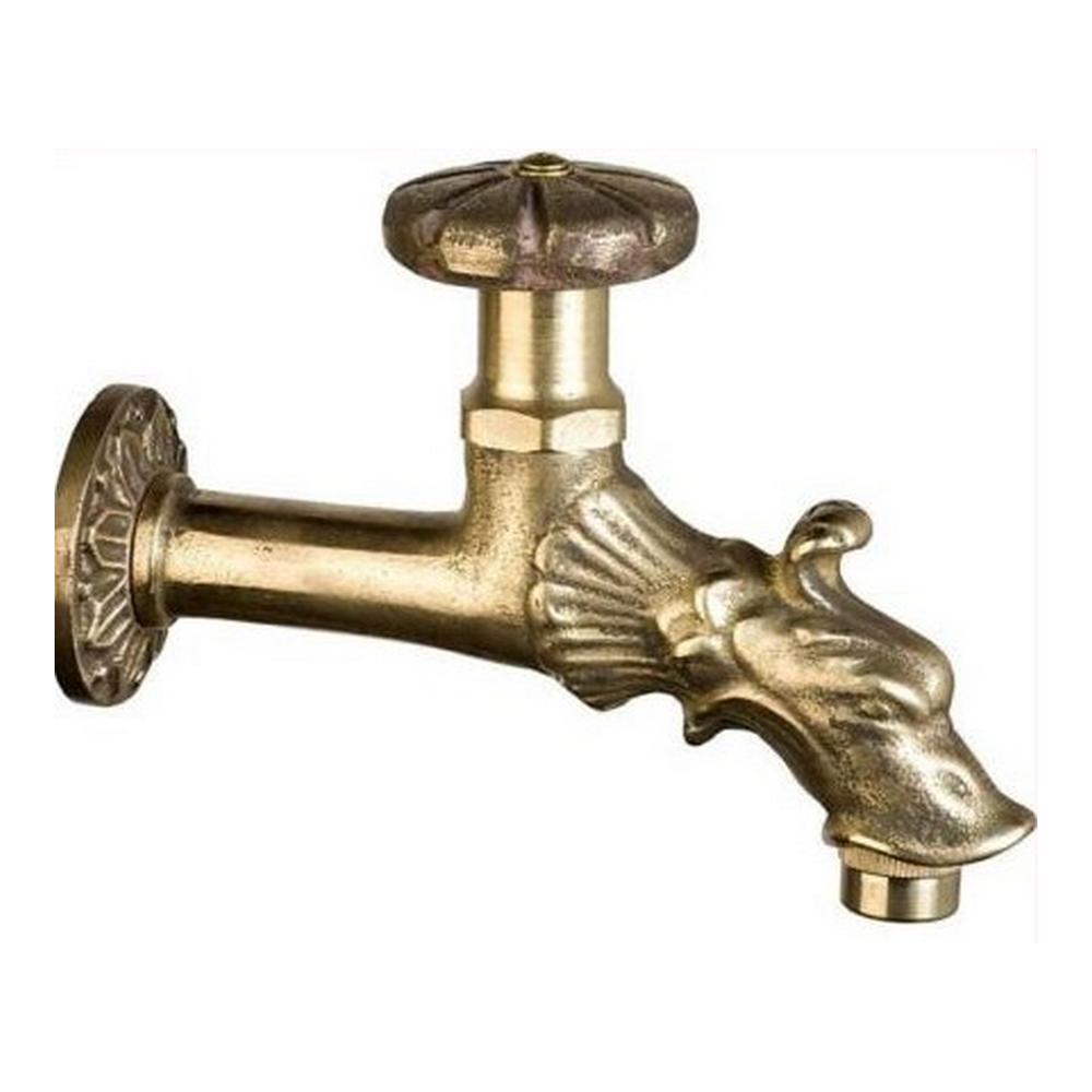 Robinet artistique en forme de gueule de lion avec raccord de tuyau de 1/2 pouce