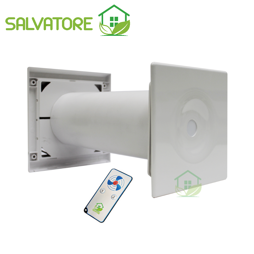 Unité de récupération de chaleur Salvatore pour chambre individuelle avec télécommande Ø125 - ventilation mécanique contrôlée